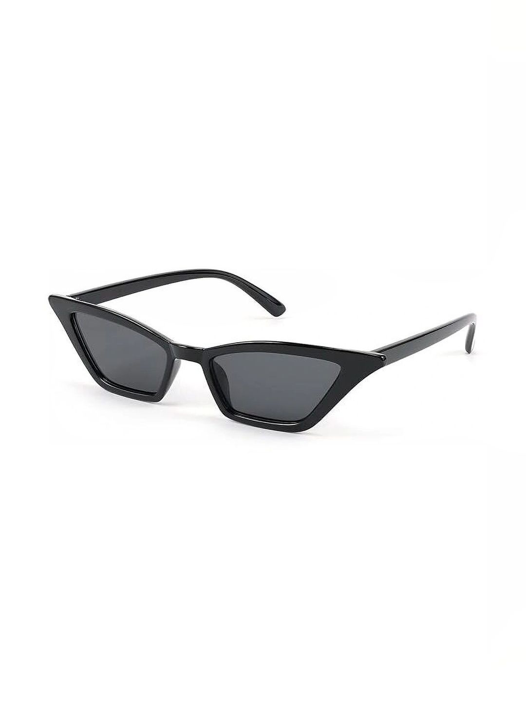 EYELLUSION Women Grey Lens & Black Cateye Sunglasses with-picture-29