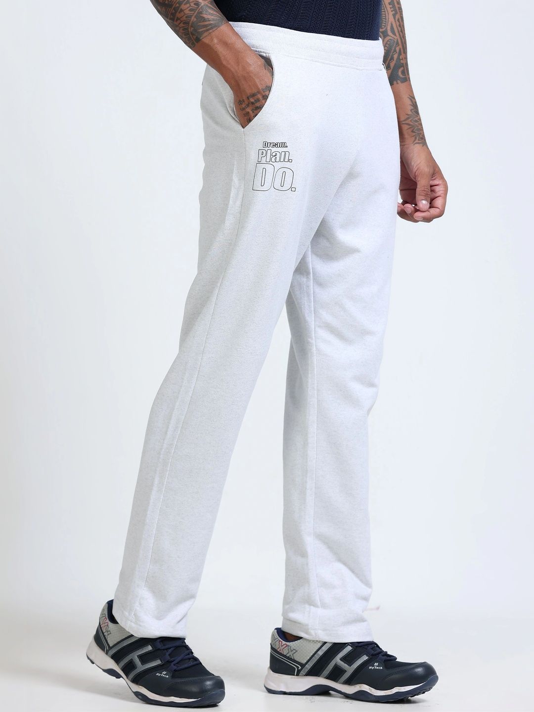 HRX by Hrithik Roshan Men Regular Fit Brand Logo Training Track Pants-picture-39