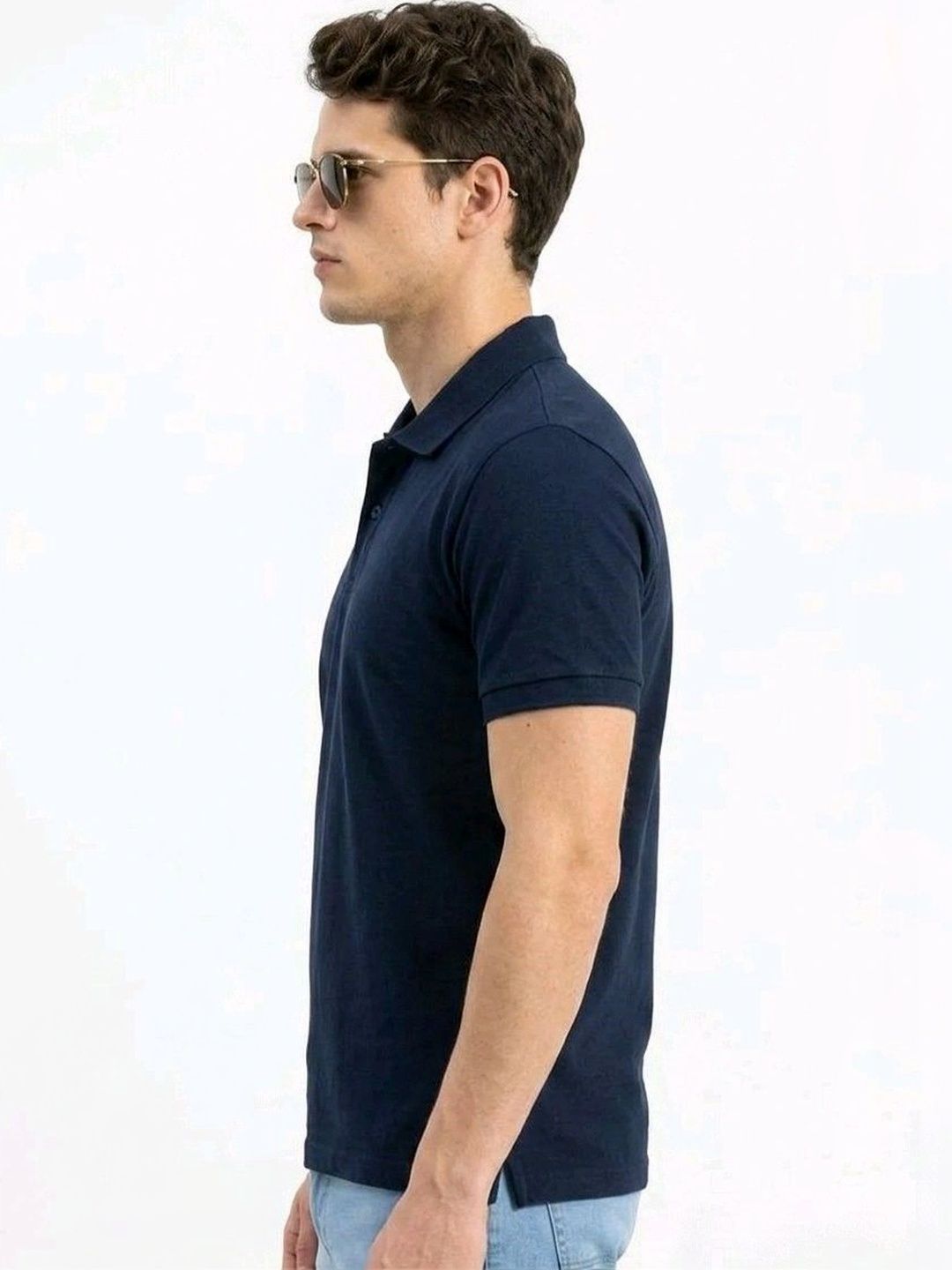 BROWN BROTHERS Men Polo Collar Pure Cotton T-shirt-picture-36