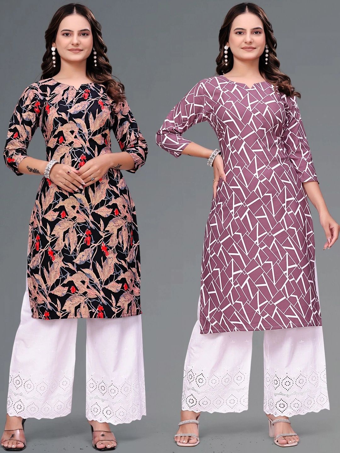 SHAIBO SAREE Printed Pure Crepe Kurti-picture-15
