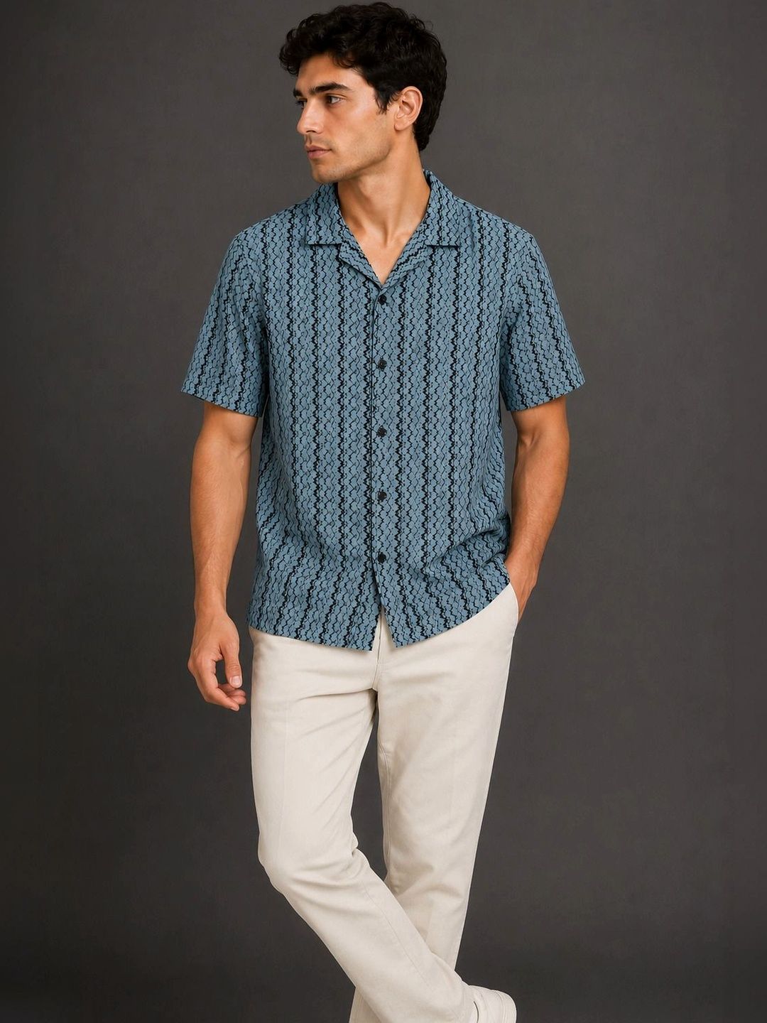 SZN Men Comfort Printed Casual Shirt-picture-25