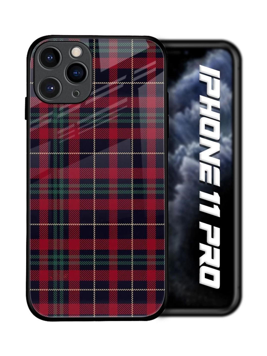 QRIOH Geometric Printed iPhone 11 Pro Back Case Mobile Accessories-picture-40
