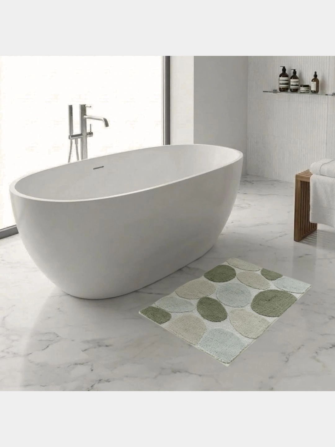Pano Green Anti Skid Absorbent Bath Rugs-picture-35