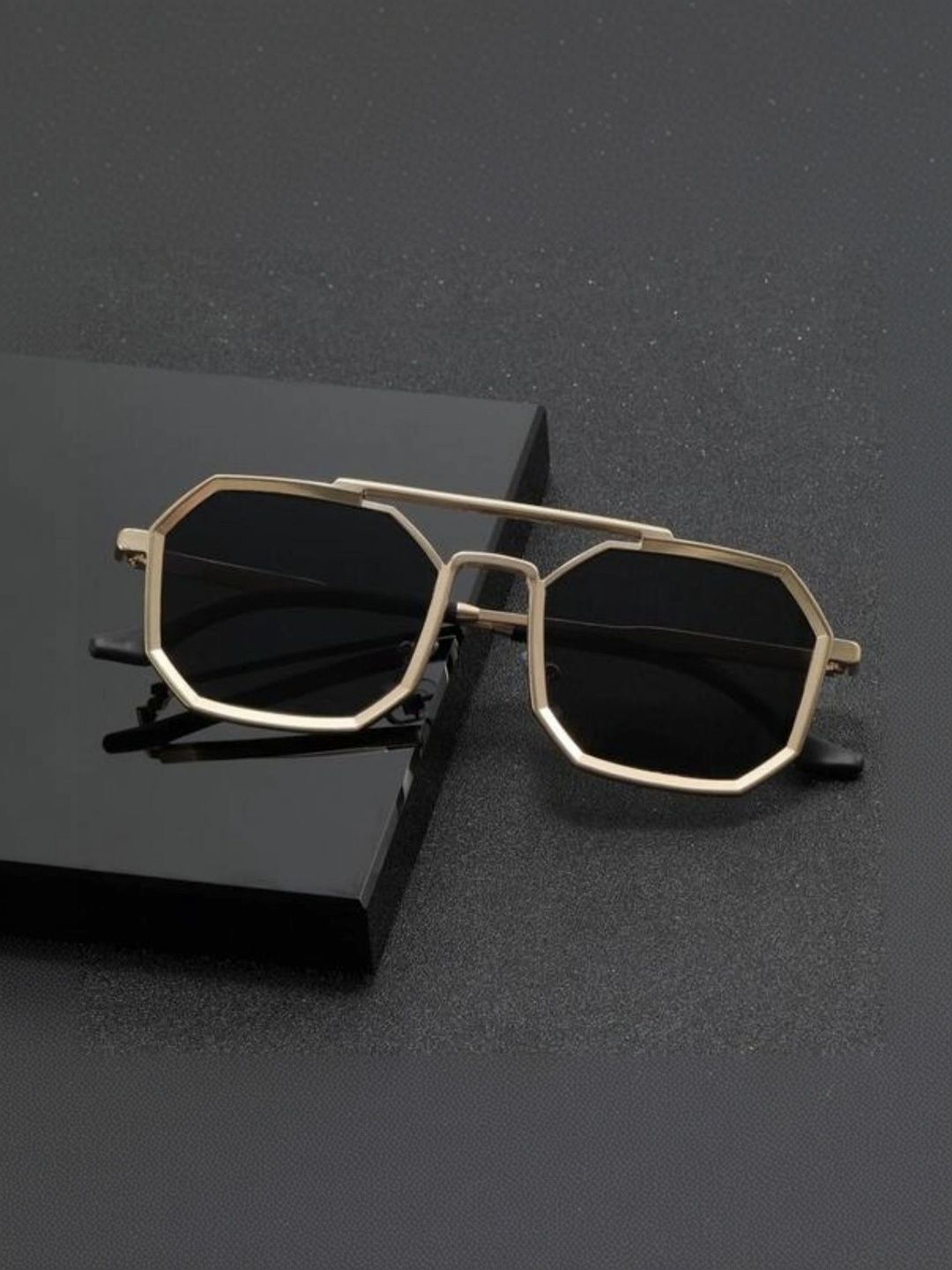 EYELLUSION Women Black Lens & Gold-Toned Other Sunglasses with-picture-34