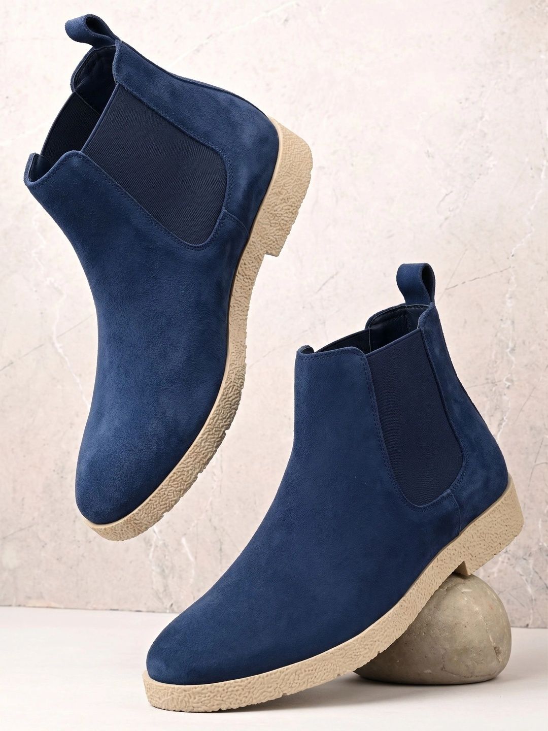 The Roadster Lifestyle Co Men Round Toe Slip-On Chelsea Boots-picture-21