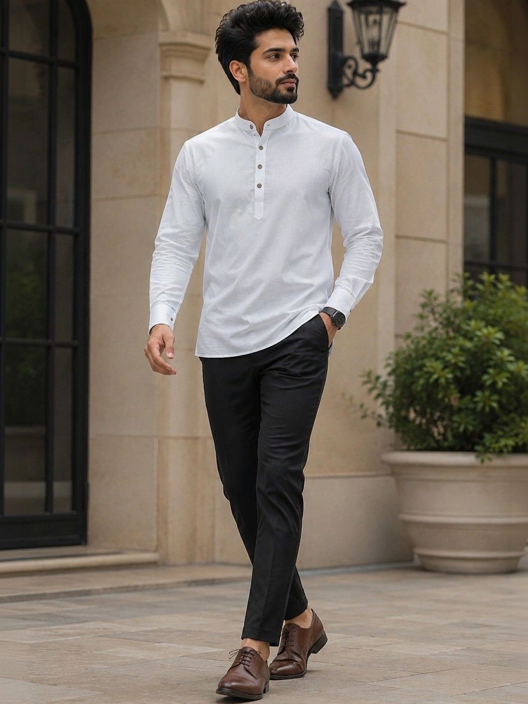SKYWORRIX Men Short Kurta-picture-44