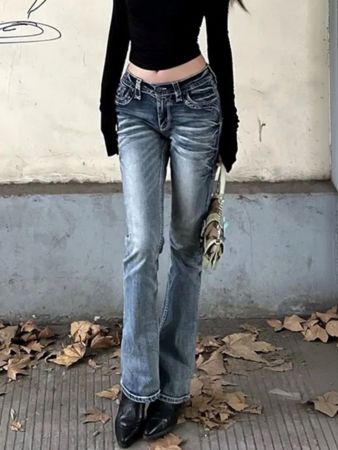 LULU & SKY Women Straight Fit Mid-Rise Jeans-picture-15