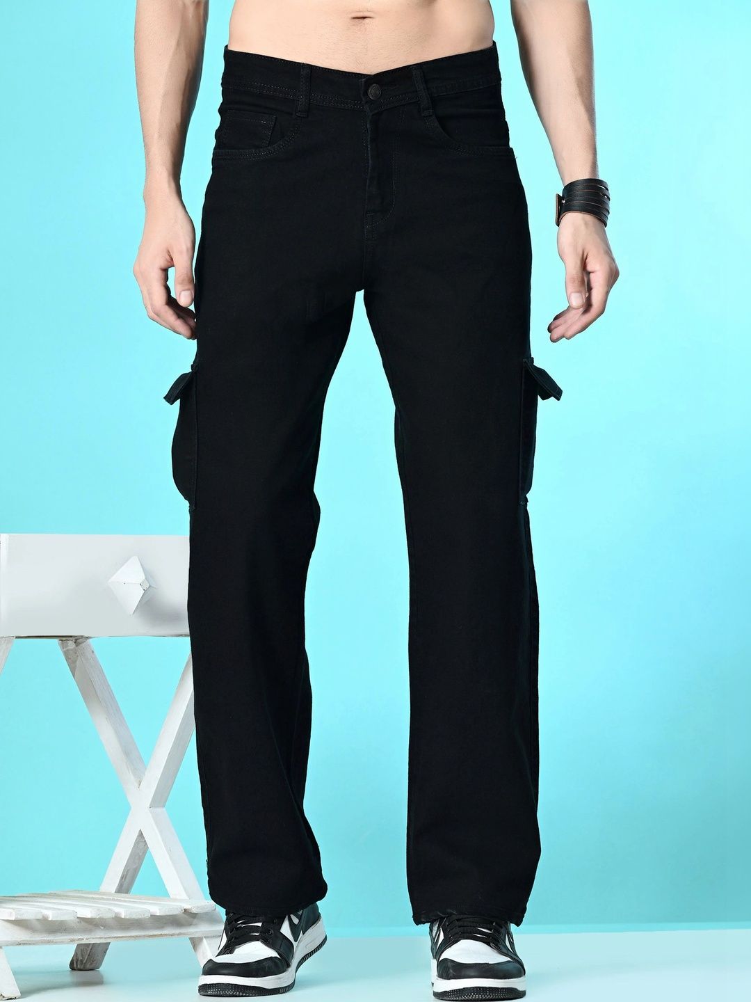 Metronaut Men Classic Cargos Trousers-picture-30