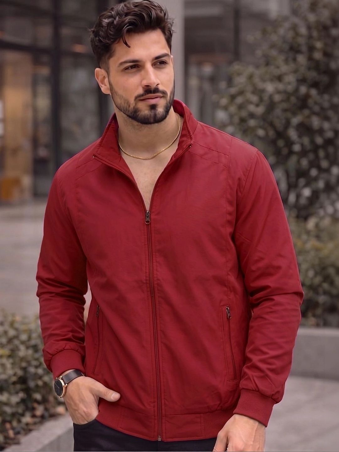 Moda Rapido Men Lightweight Bomber Jacket-picture-37