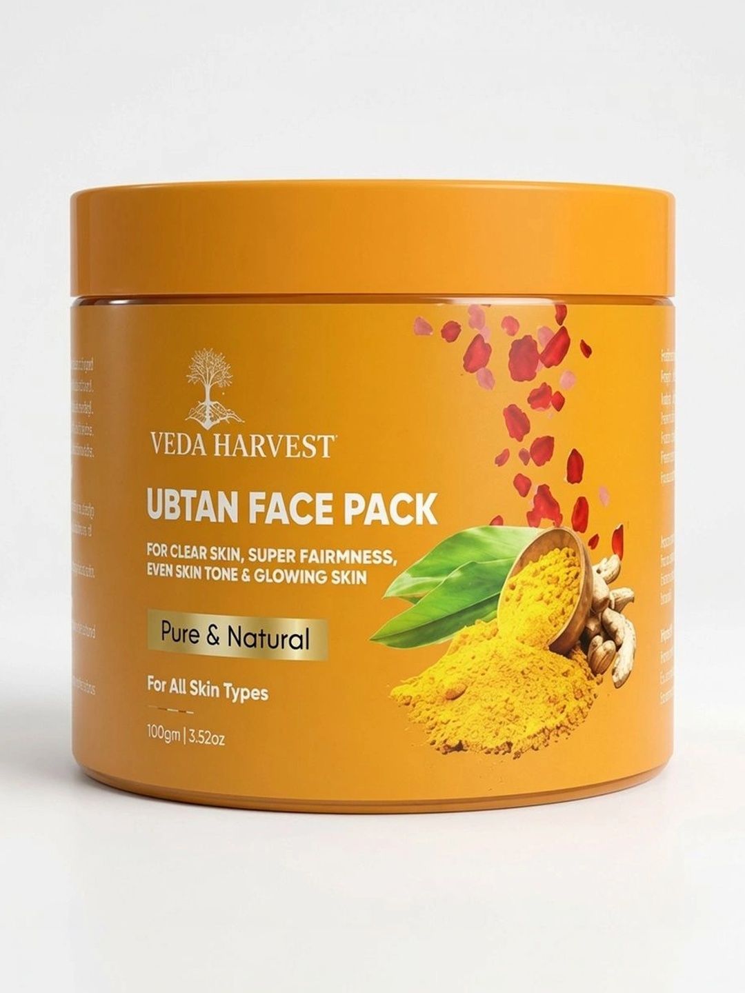 Veda Harvest Ubtan Glow Face Pack For Glowing Skin- 100 g-picture-40