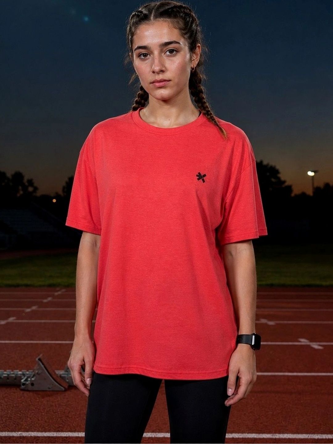HRX by Hrithik Roshan Women Brand Logo T-shirt-picture-21