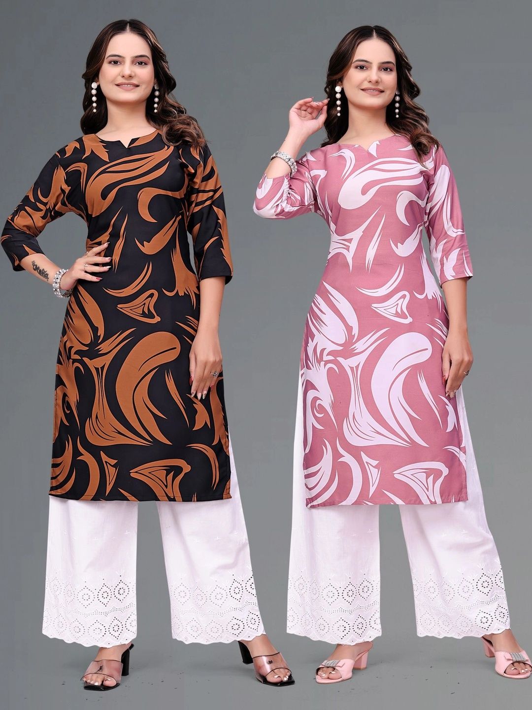 MENFLUENT Printed Pure Crepe Kurti-picture-35