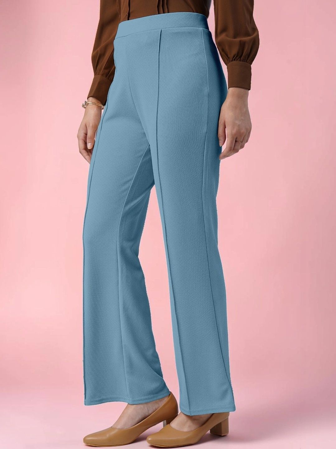 CORSICA Women Relaxed Straight Leg High-Rise Trousers-picture-32
