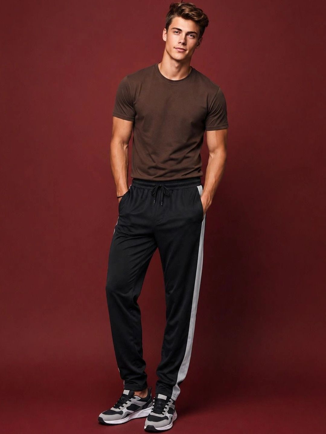 SZN Men Regular Fit Training Track Pants-picture-47