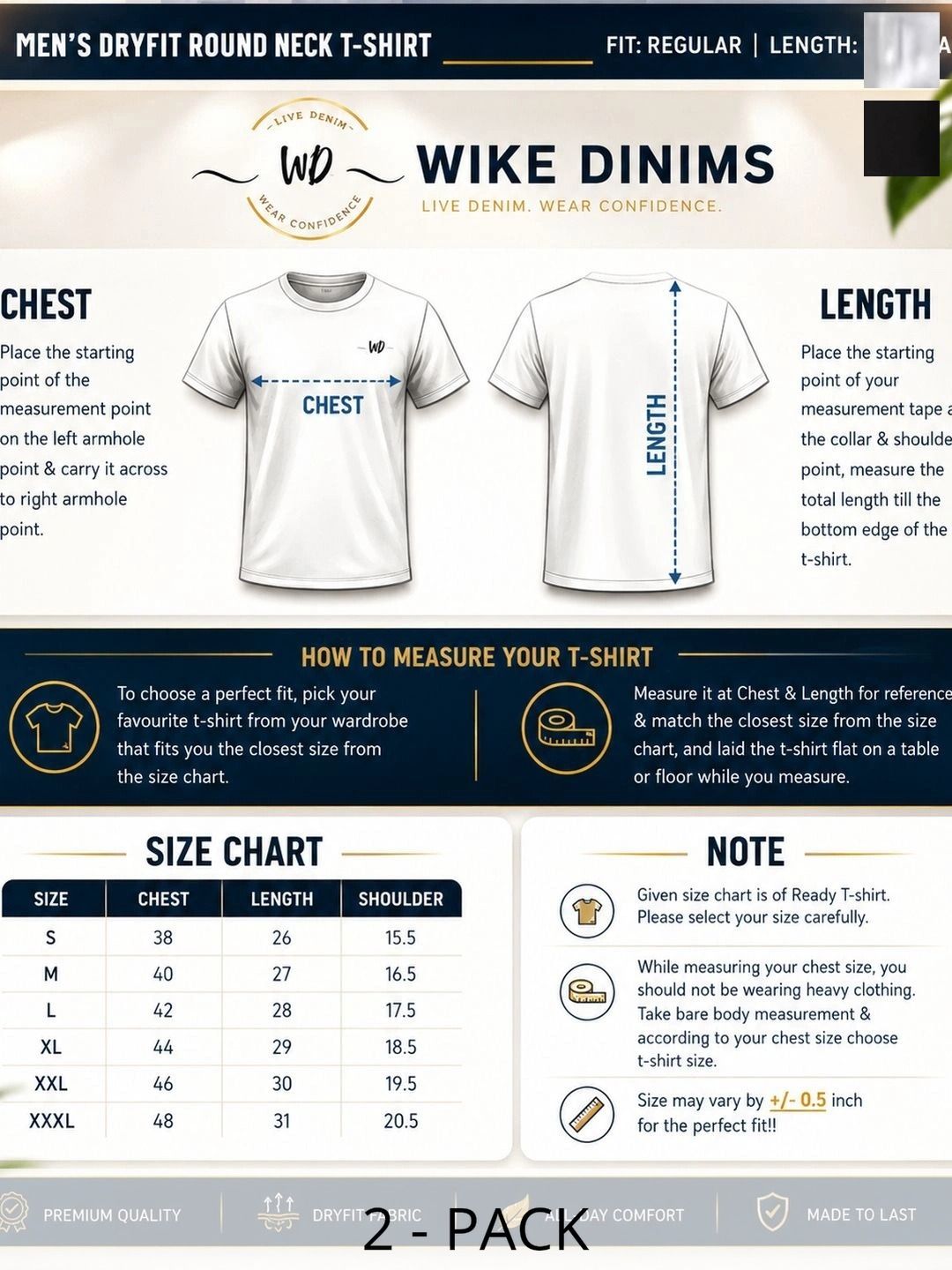 WIKE DENIMS Men Brand Logo 2 Printed T-shirt-picture-42