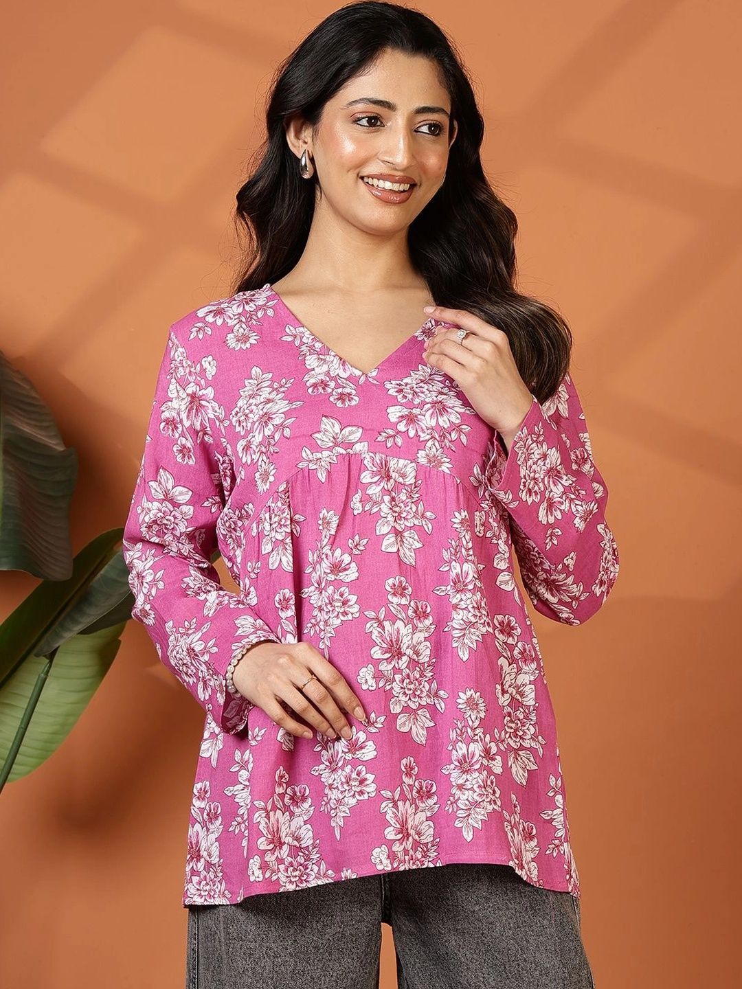 Lotus Loom Floral Print Top-picture-18
