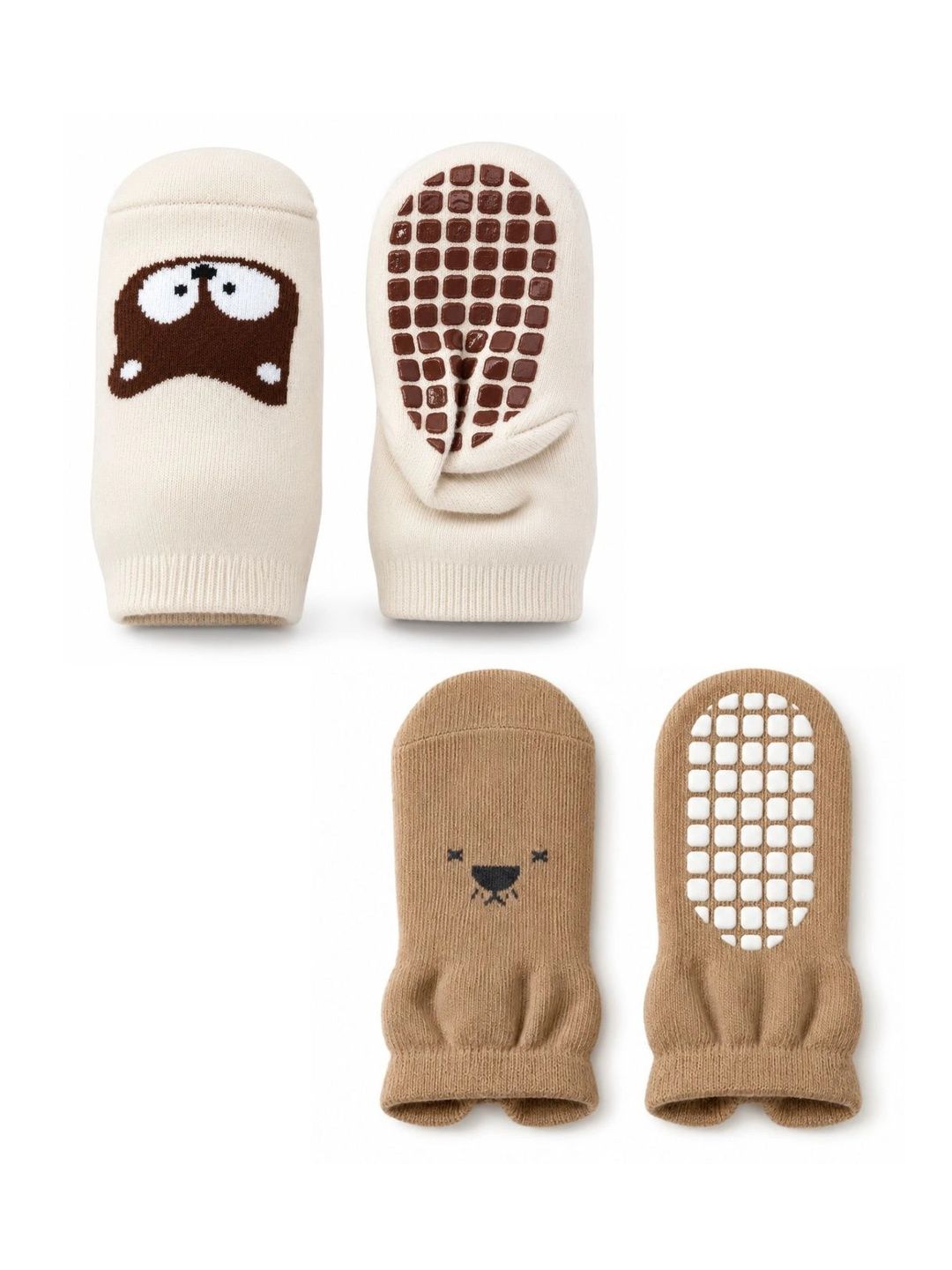 Nihvi Unisex Kids Pack of 2 Cotton Assorted Patterned Ankle Length Socks-picture-14