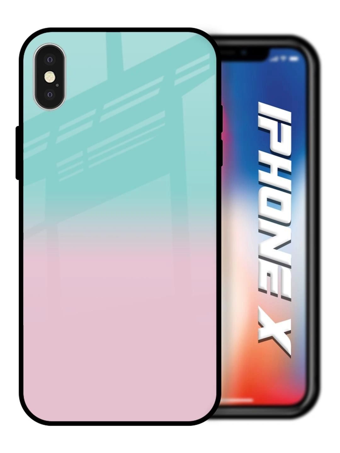 QRIOH Abstract Printed iPhone X Back Case Mobile Accessories-image-47