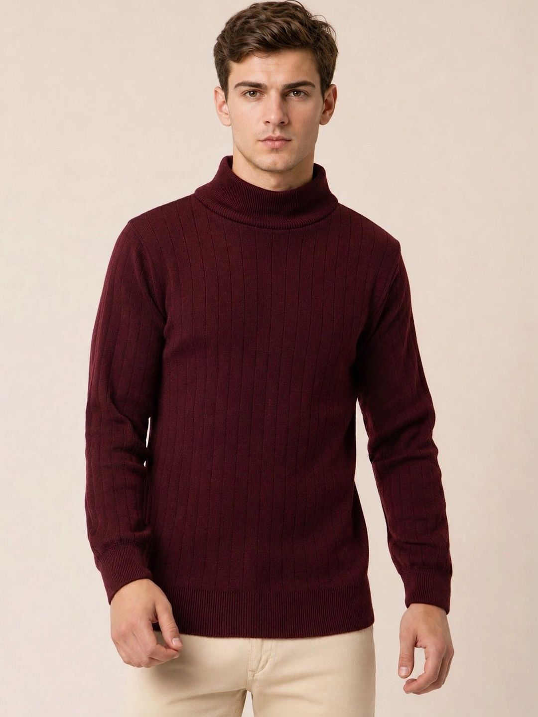 Mast & Harbour Men Ribbed Pullover-picture-56