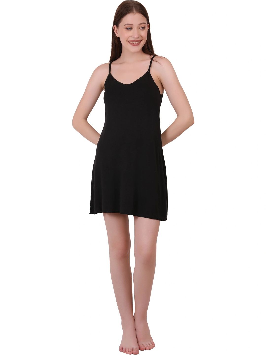 SPYVA V-Neck Spaghetti Strap Non Padded Camisole-picture-40
