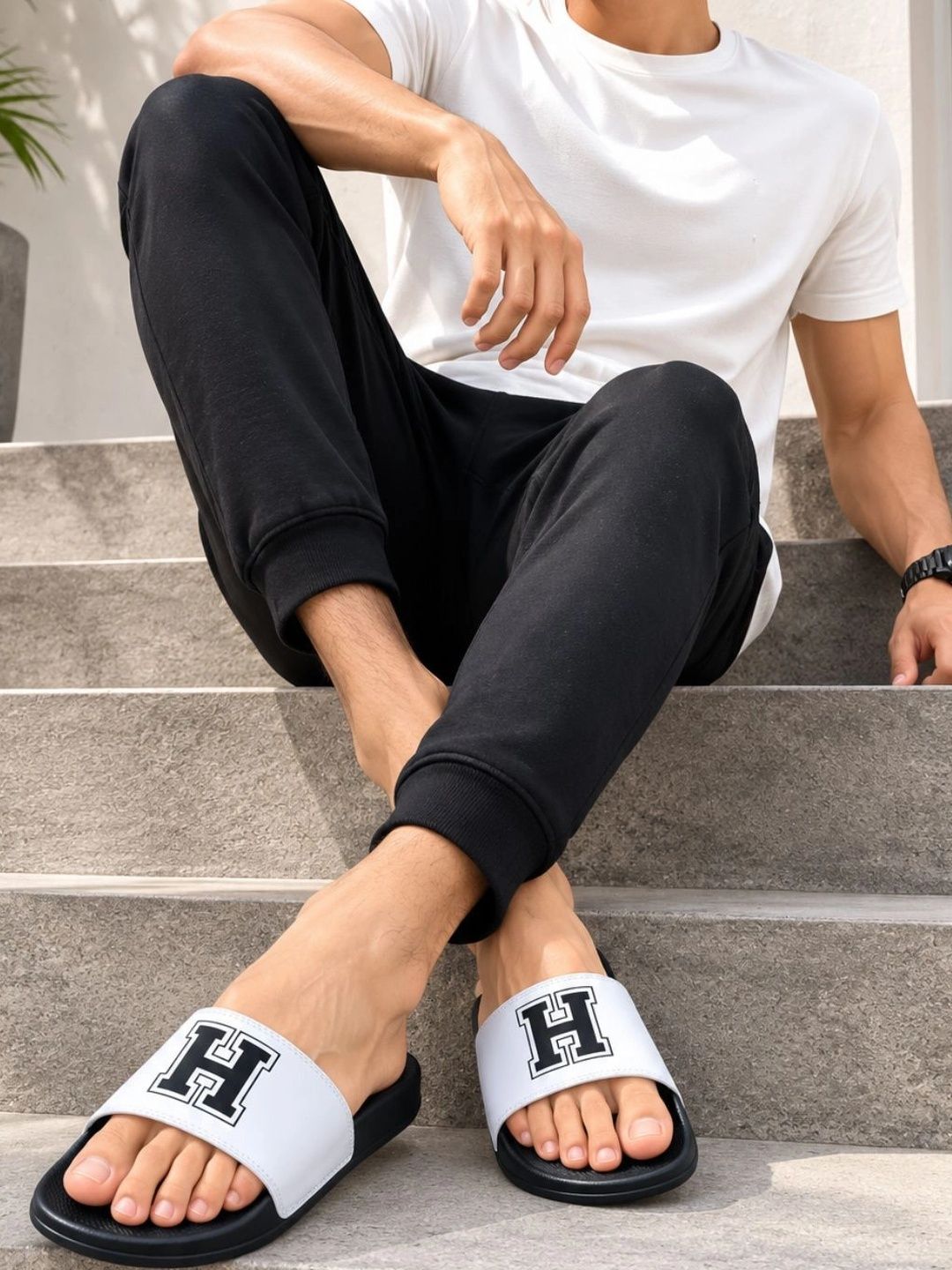 Harvard Men Printed Sliders-picture-15