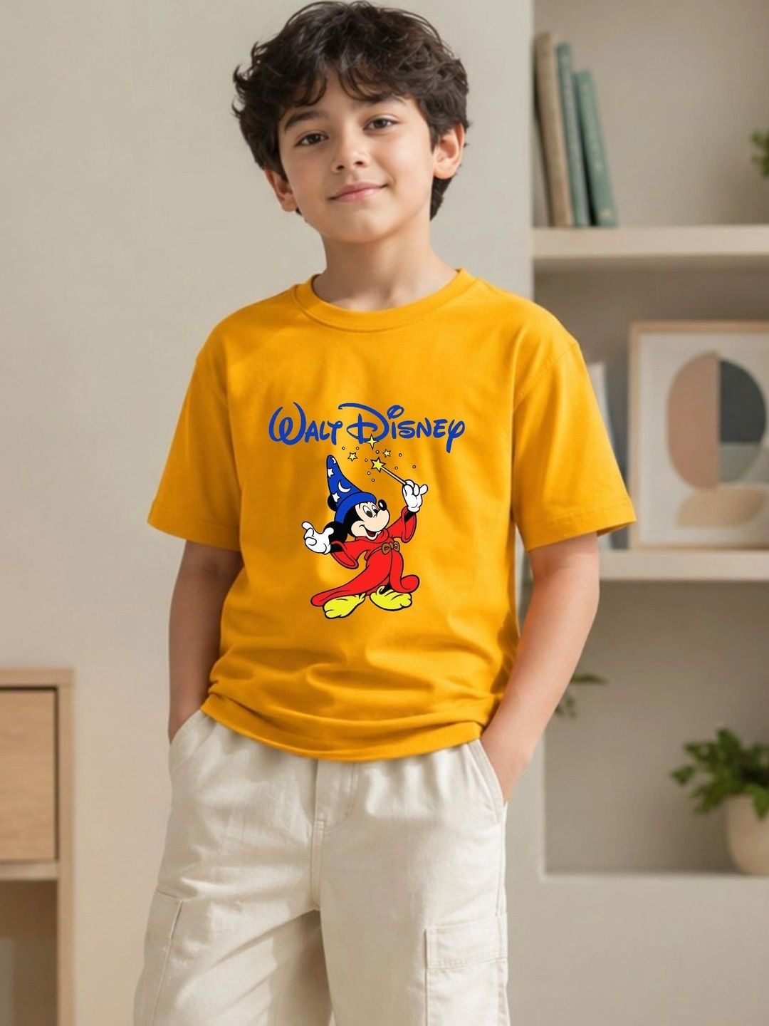 Disney By Miss and Chief Boys Mickey Mouse Printed T-shirt-picture-50