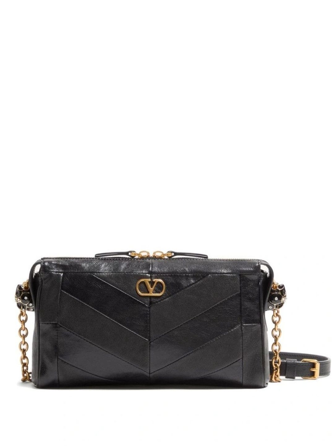 Valentino Garavani Leather Shoulder Bag with Quilted-picture-46