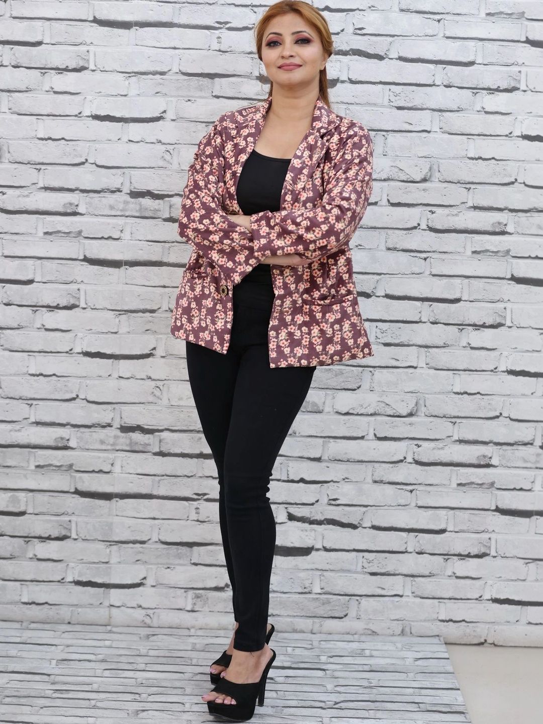 Nine2Five Women Floral Tailored Jacket-picture-32
