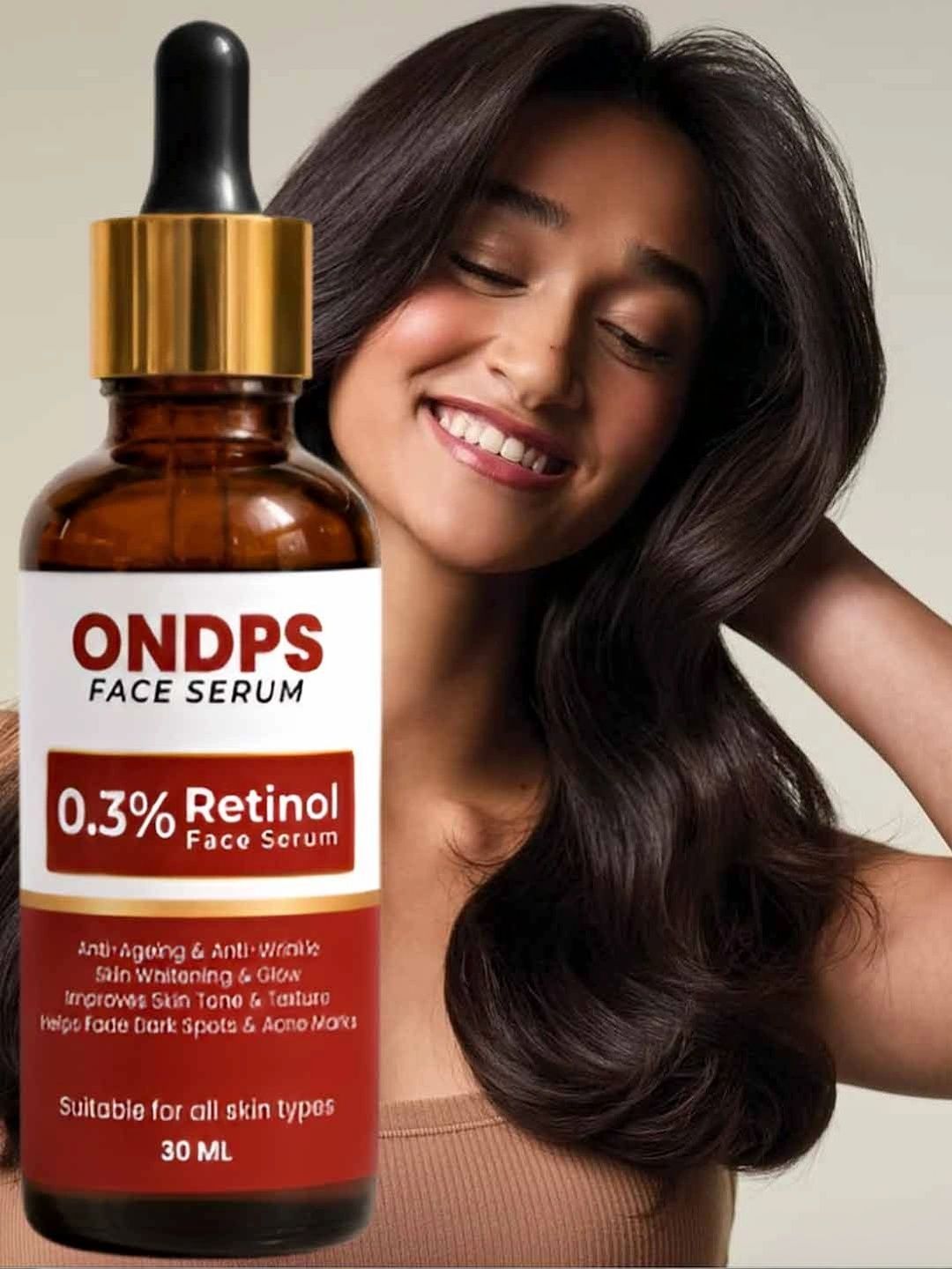 ONDPS 0.3% Retinol Face Serum With Hyaluronic Acid - 30 ml-image-39