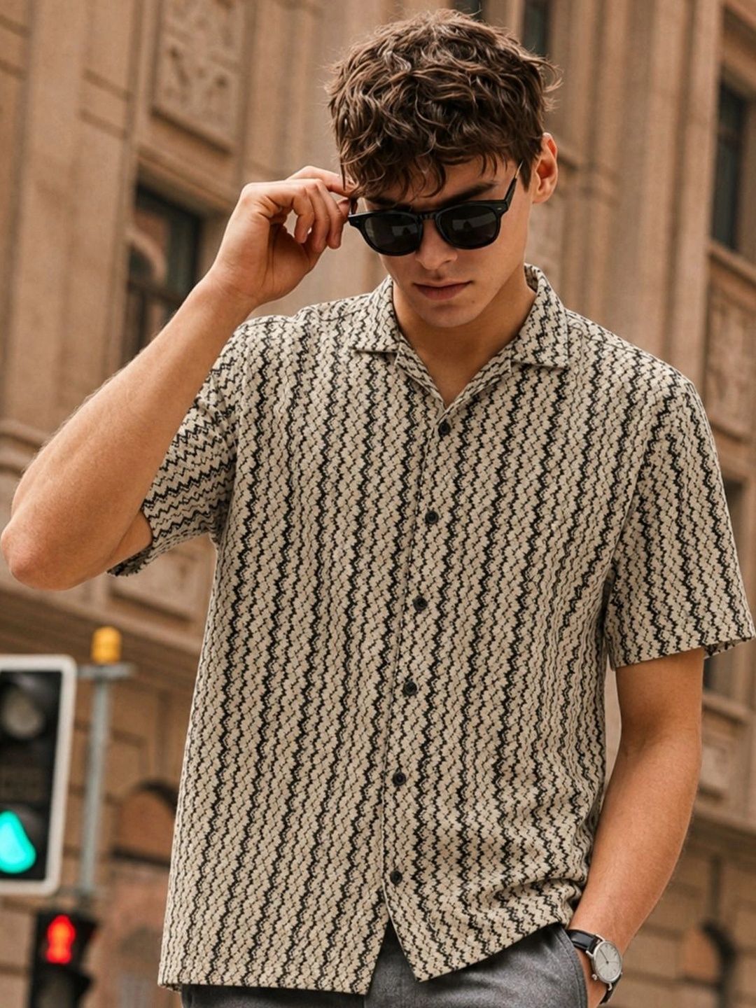 SZN Men Comfort Printed Casual Shirt-picture-19