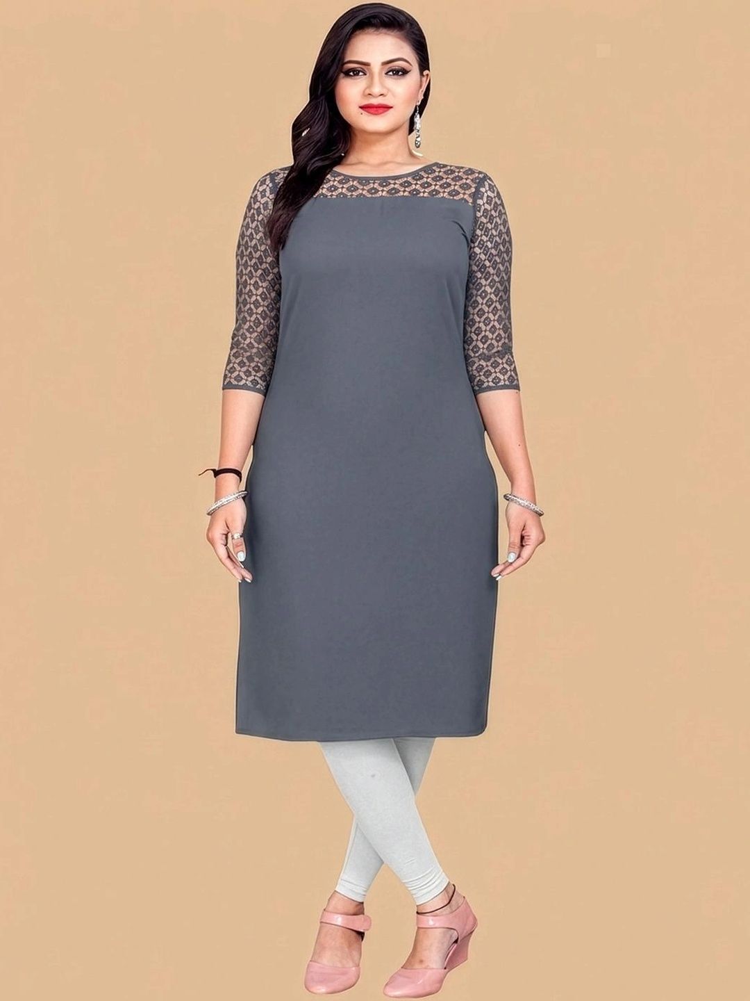 Dream Beauty Fashion Woven Design Kurti-picture-24