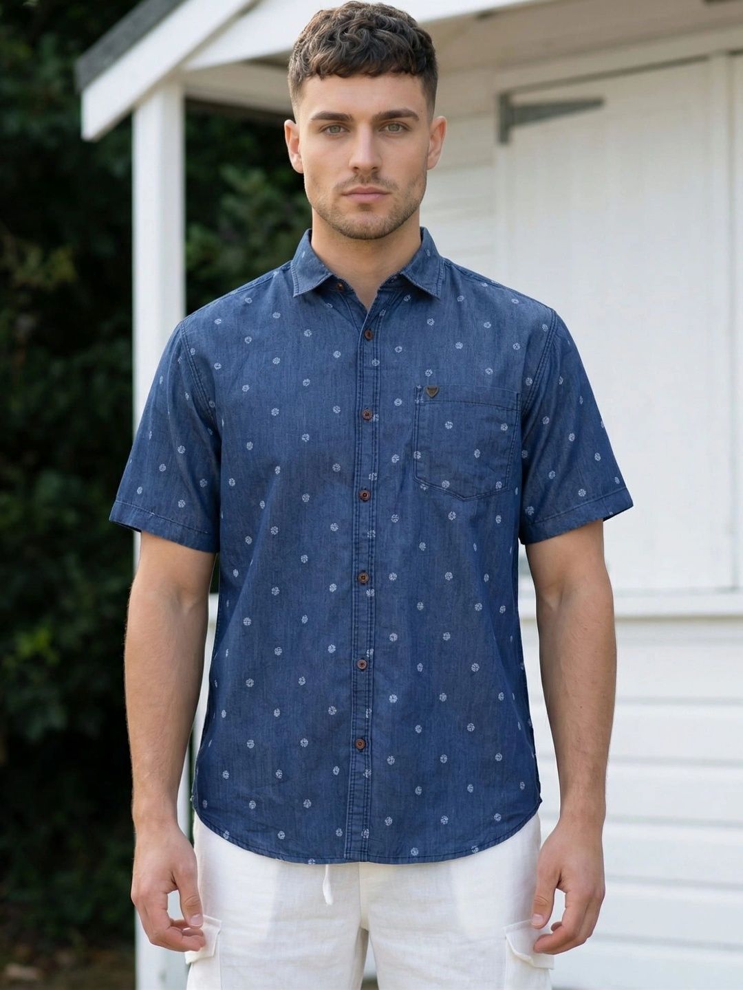 Kuons Men Classic Printed Casual Shirt-picture-31