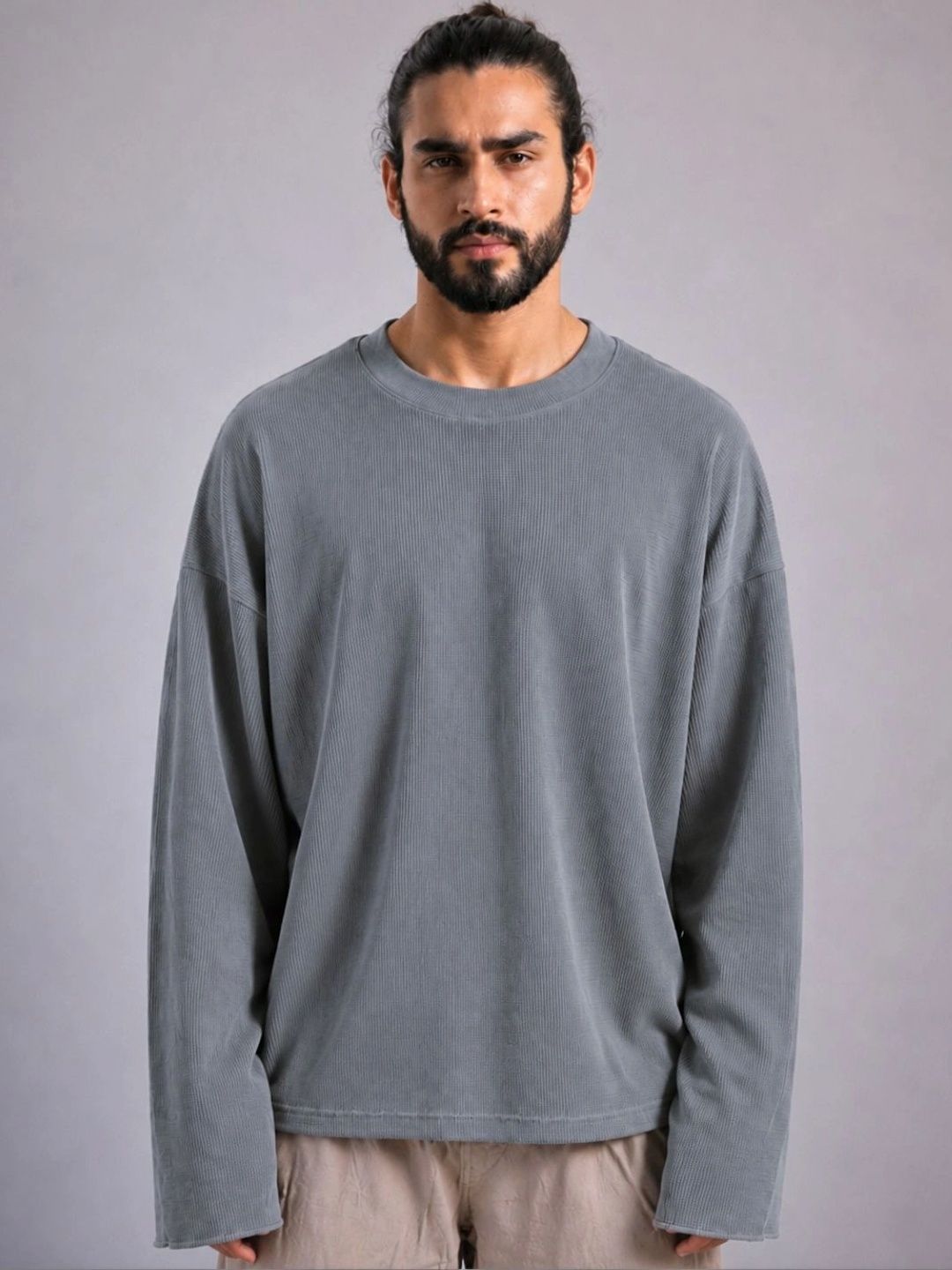 UNIQSOME Men Drop-Shoulder Sleeves T-shirt-picture-40