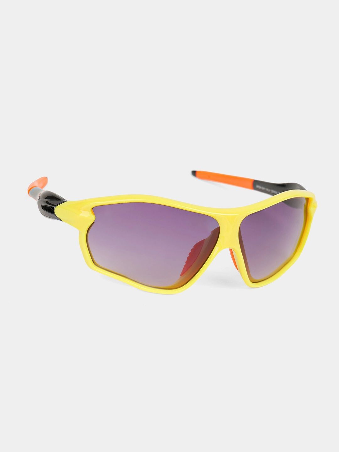 DukieKooky Unisex Kids Purple Lens & Yellow Sports Sunglasses with-picture-38