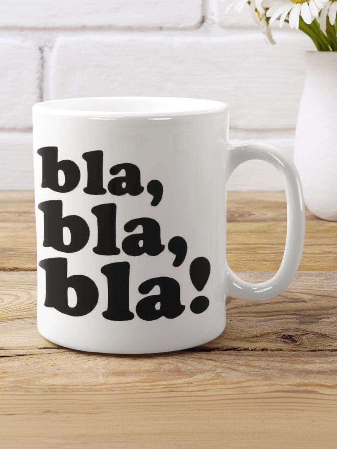 TAJNAN White Text or Slogans Printed Ceramic Glossy Mugs Set of Cups and Mugs-image-41
