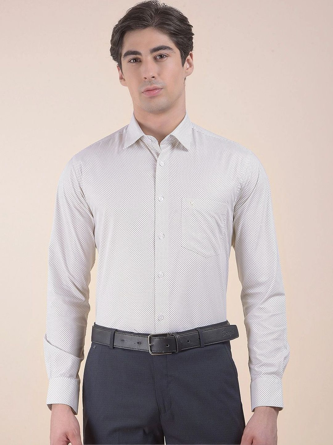 Cantabil Men Printed Semiformal Shirt-image-34