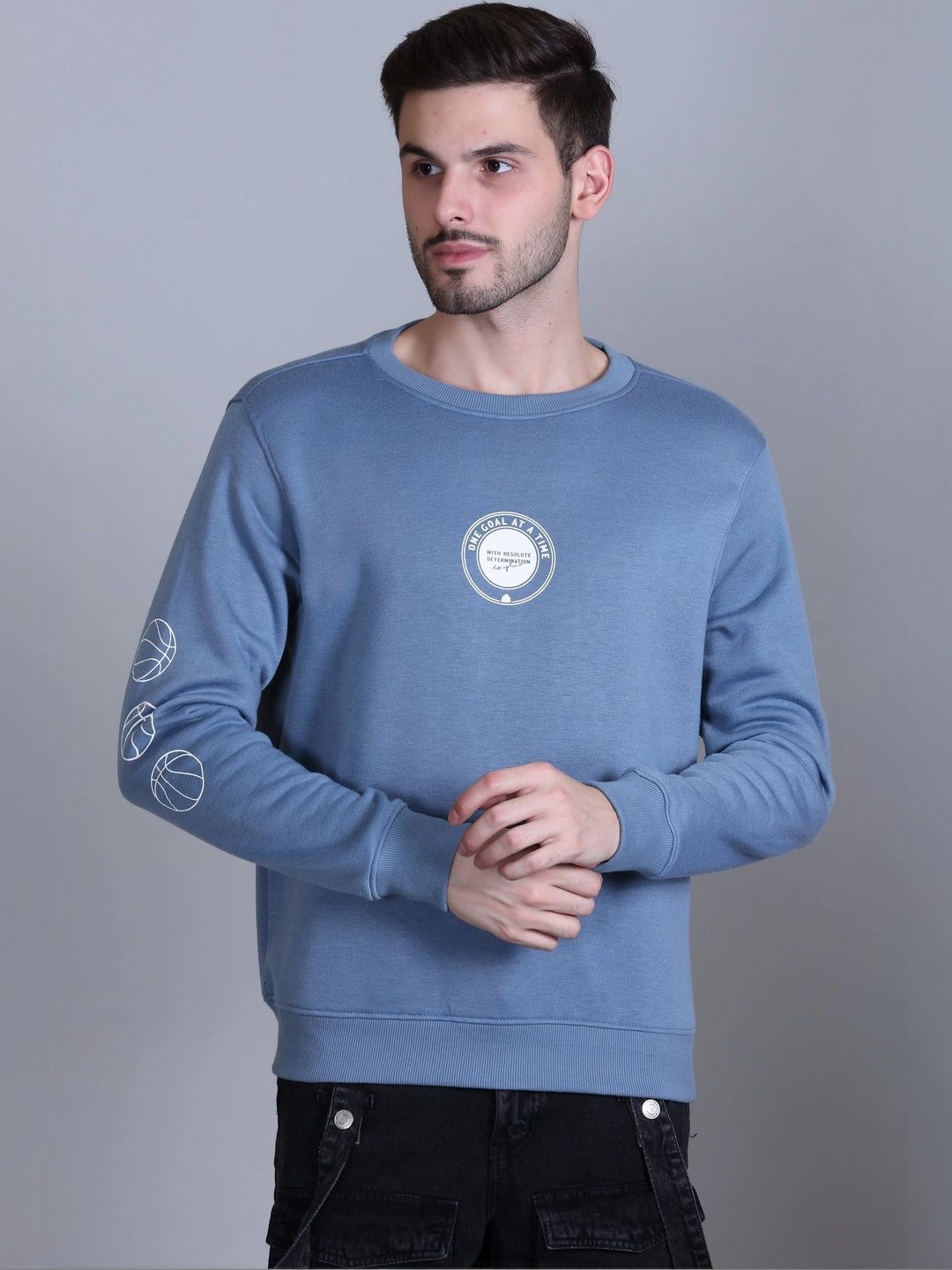 HERE&NOW Men Printed Sweatshirt-picture-36