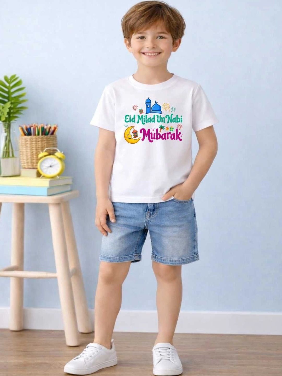 MALKIAT Boys Cotton Typography Printed T-shirt-image-8