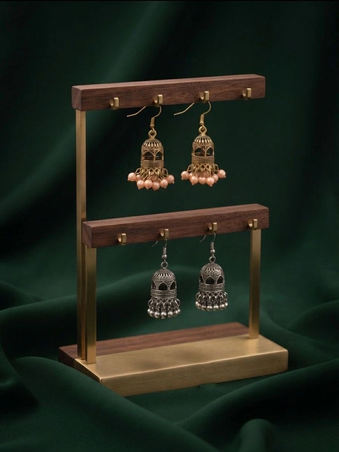 DURATI Dome Shaped Jhumkas Earrings-picture-27