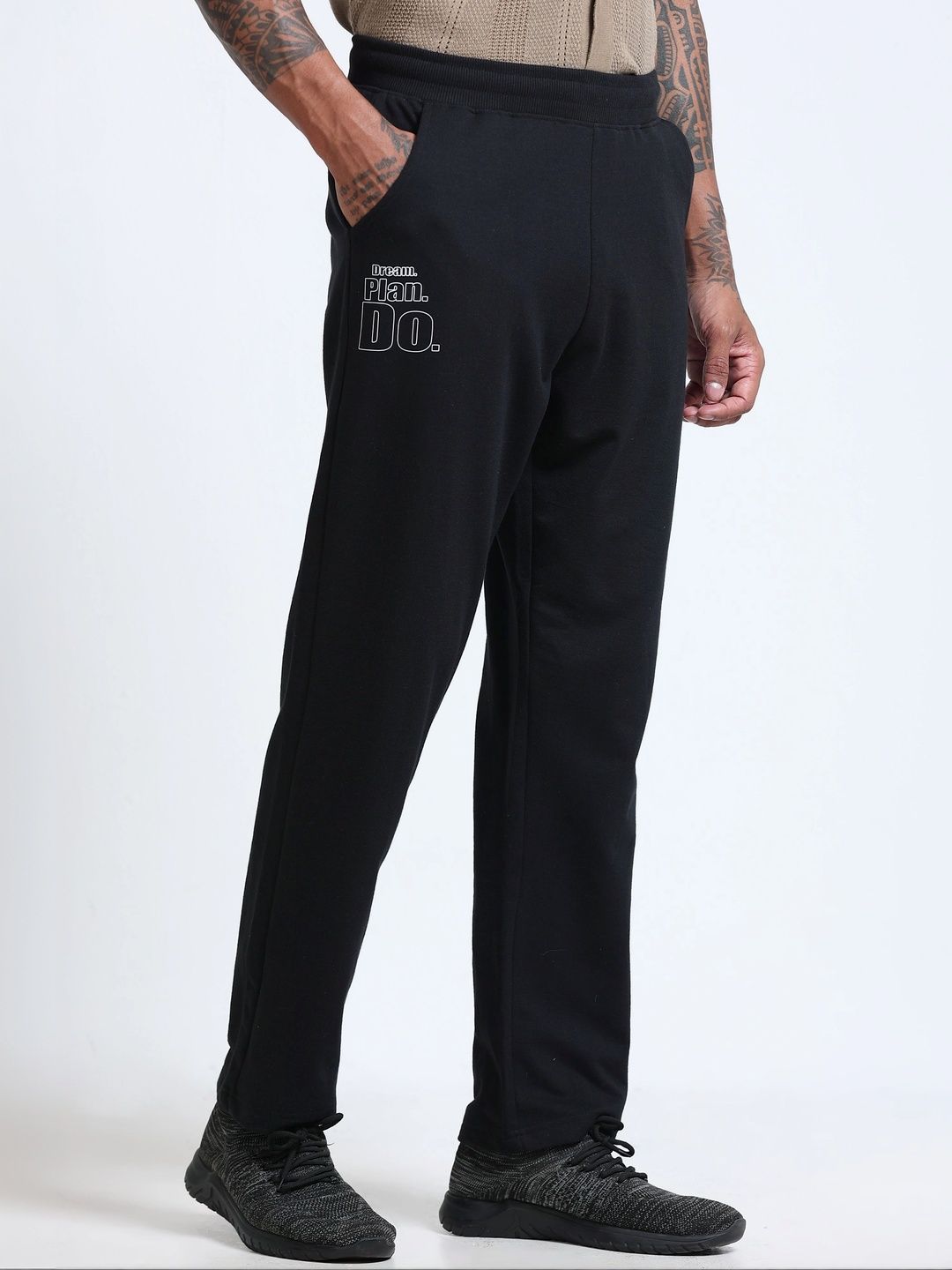 HRX by Hrithik Roshan Men Regular Fit Brand Logo Training Track Pants-picture-45