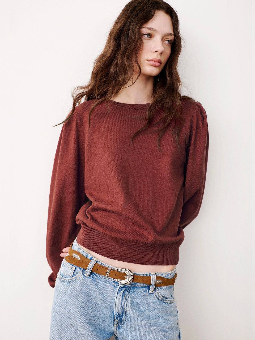 MANGO MNG Round Neck Knitted Pullover-picture-16