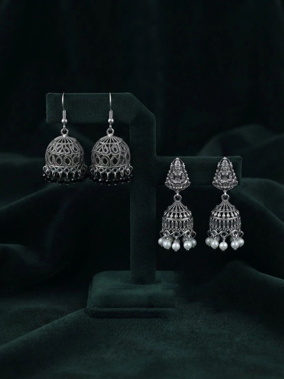 DURATI Circular Jhumkas Earrings-picture-10