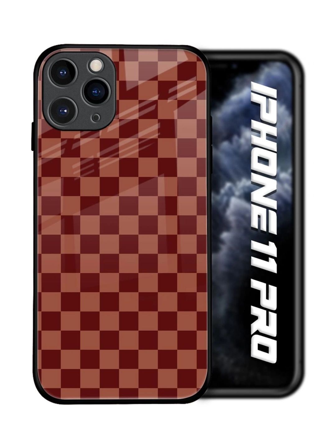 QRIOH Geometric Printed iPhone 11 Pro Back Case Mobile Accessories-picture-44