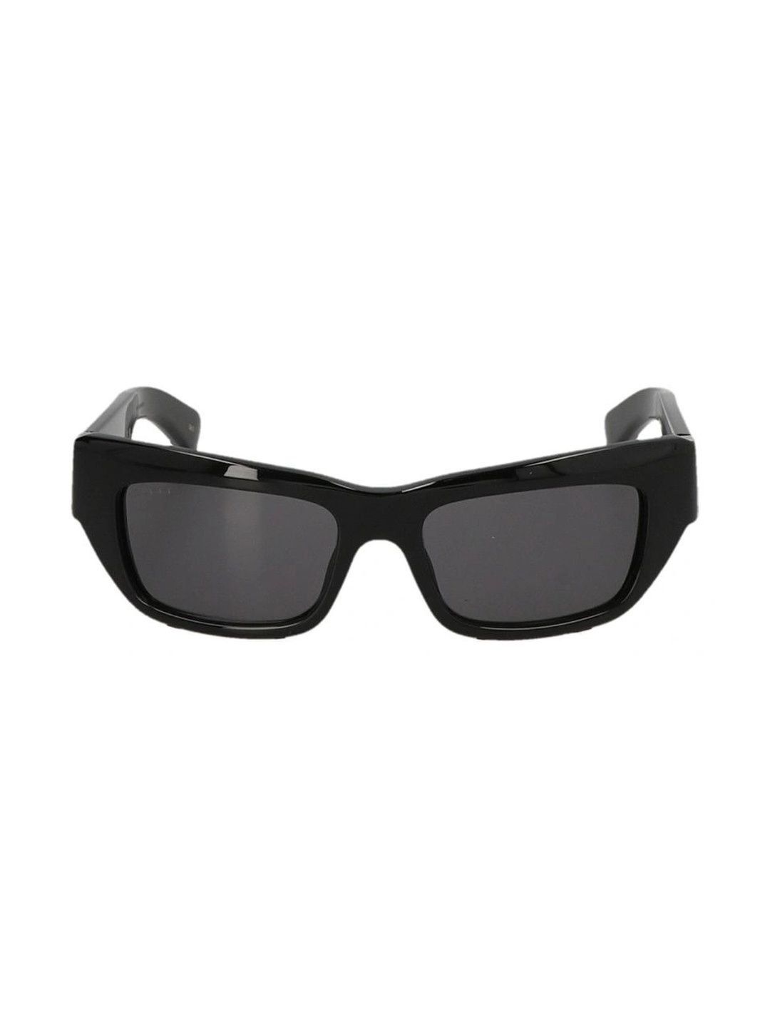 Gucci Women Grey Lens & Black Rectangle Sunglasses with-image-47