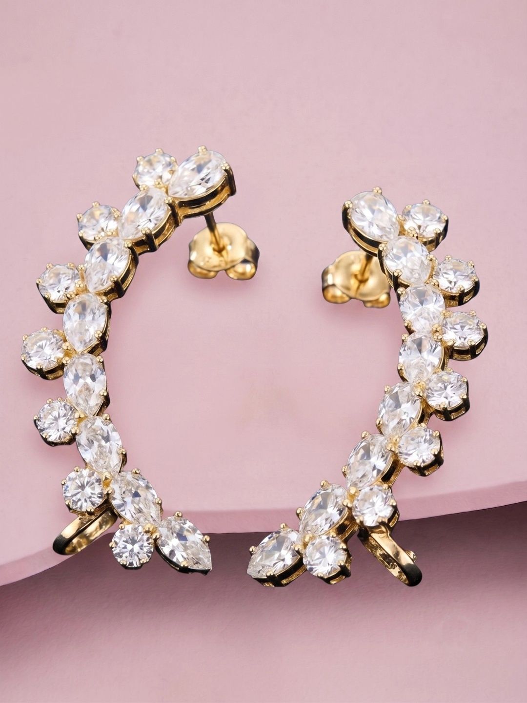 AUTUMN LANE Floral Ear Cuff Earrings-picture-18