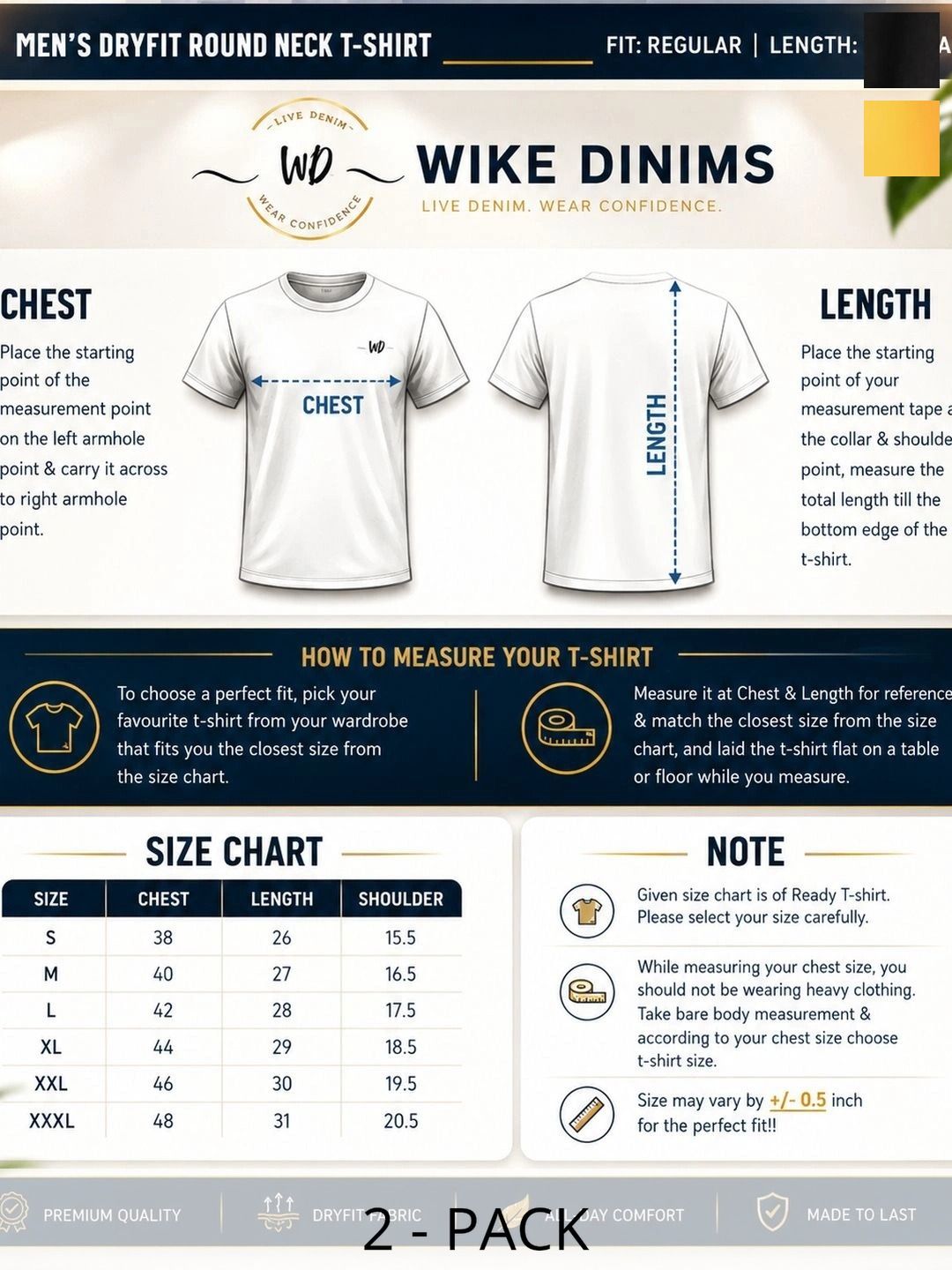 WIKE DENIMS Men 2 Printed T-shirt-picture-44