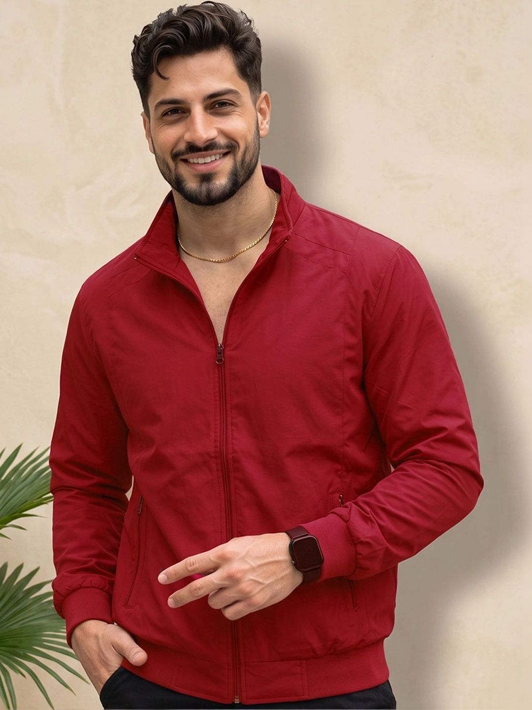 CLOUD COTTON Men Lightweight Bomber Jacket-picture-12