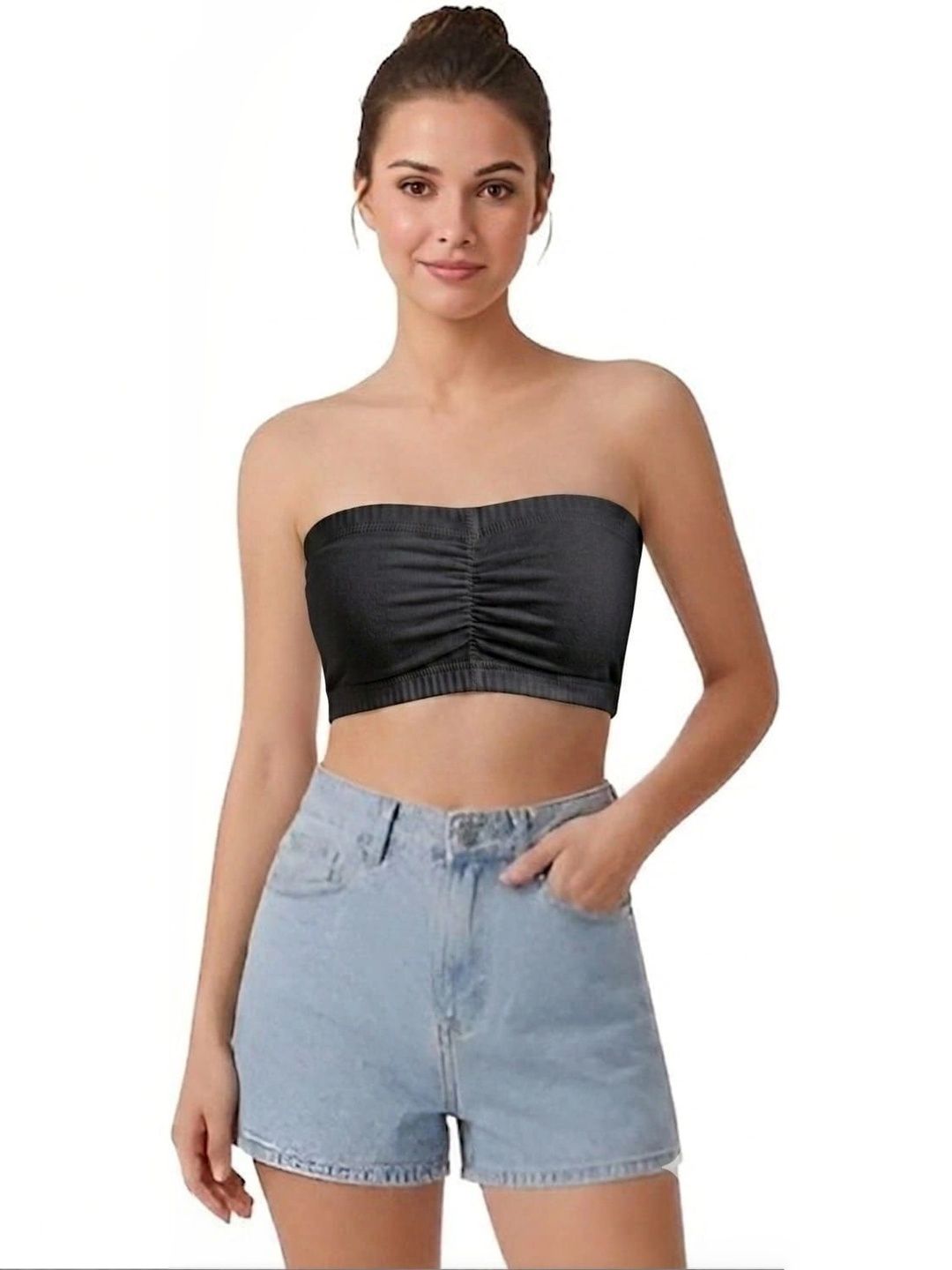 ESOROUCHA Women Bandeau Bra Full Coverage Lightly Padded-picture-10