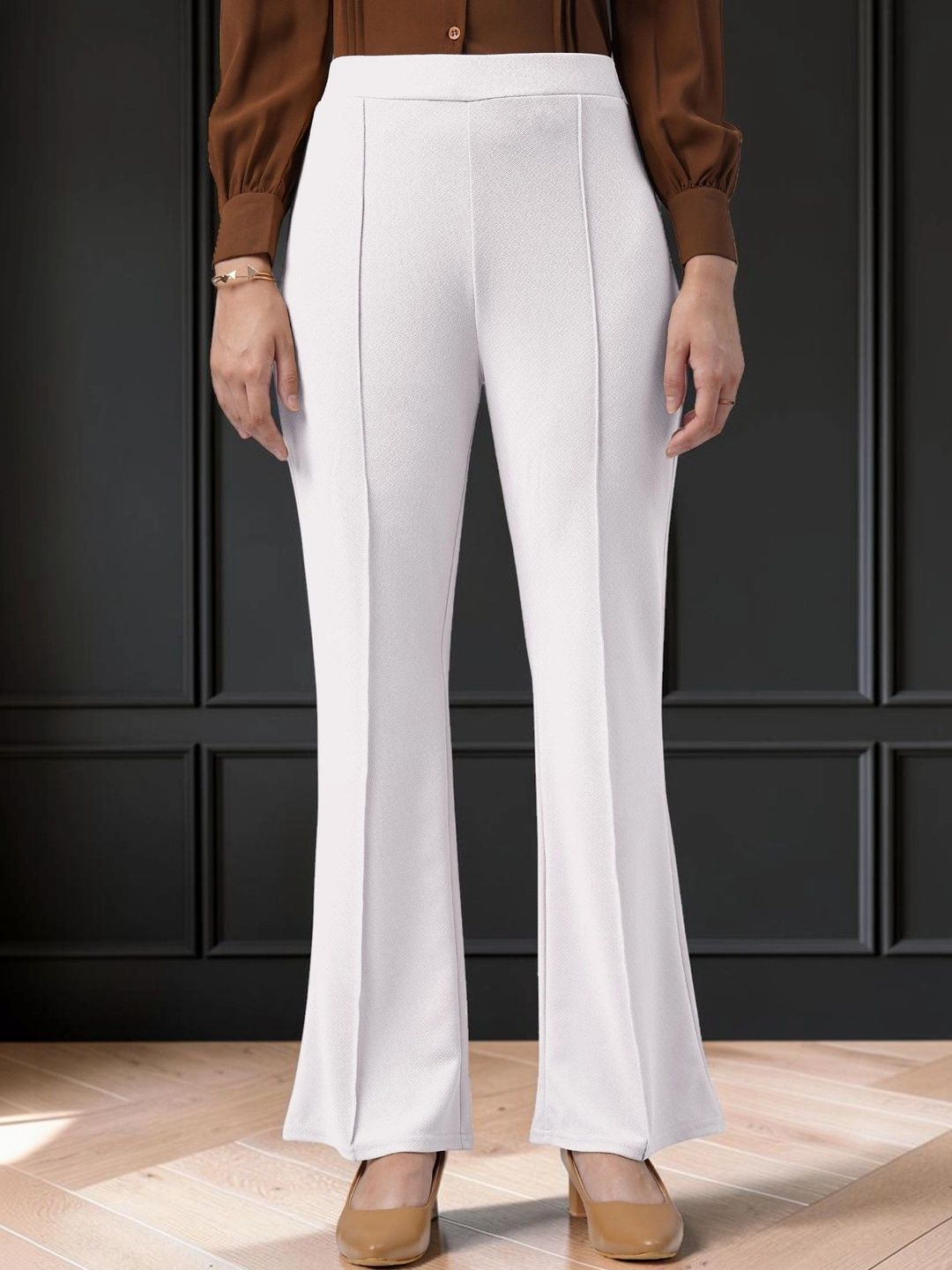 CORSICA Women Relaxed Straight Leg High-Rise Trousers-picture-53