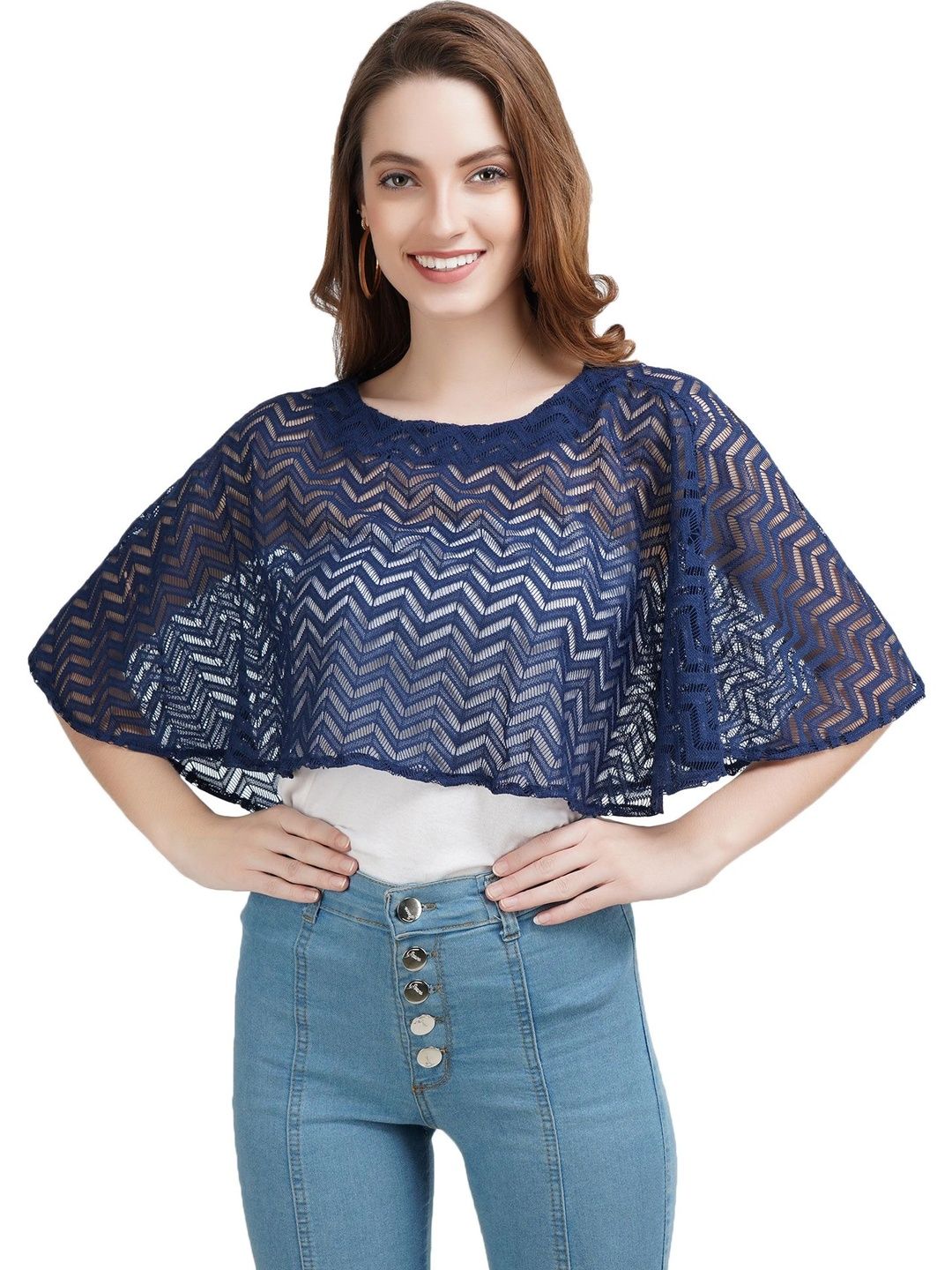 AOL Women Crop Sheer Shrug-picture-46